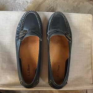 L.L. Bean women's 8 Dark Leather Loafers